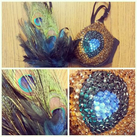 Peacock Rave Bra By Kissablecreations On Etsy 10000 Rave Bra Rave