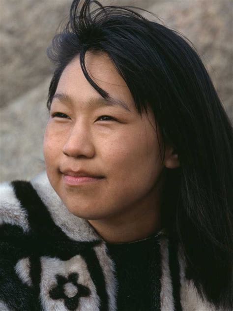 Baffin Island Pangnirtung Inuit Girl By Colin Prior Portrait Inuit