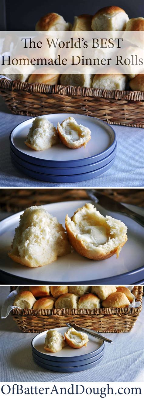 Those unhealthy treats may run counter to your diet or weight loss goals, but eating them isn't the end of the world. The Best Homemade Dinner Rolls • Bread | OfBatter&Dough
