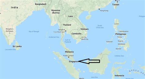 Where Is Singapore Located On The World Map Where Is Map