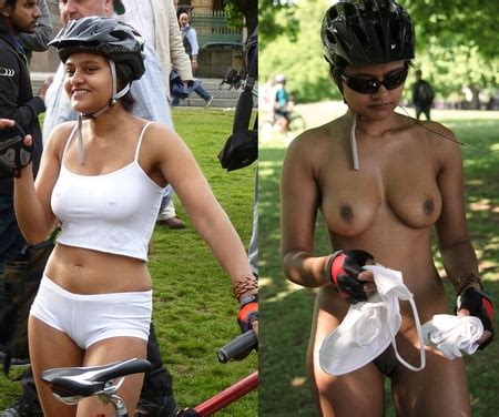 See And Save As Dressed Undressed Wnbr Girls Pt World Naked Bike Ride