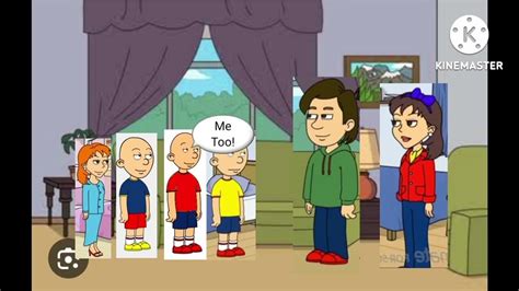 Caillou Daillou Baillou And Rosie Gets Grounded For Nothing Youtube