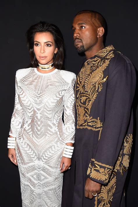 Kim Kardashian Paris Fashion Week The Balmain Show September 2014 • Celebmafia