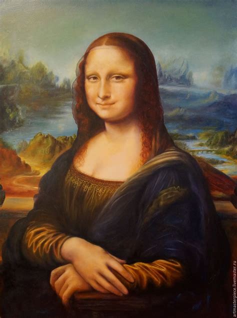 Mona Lisa Leonardo Da Vinci Manually Copy Oil 60x80 Cm купить