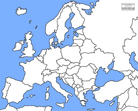Lessonplan Europe Map European Map Europe Map Printable