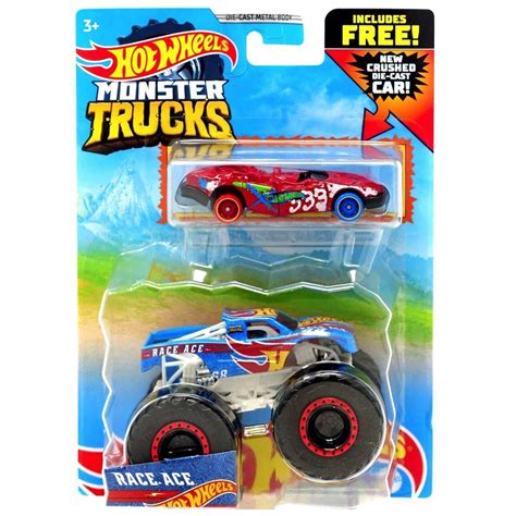 Hot Wheels Monster Truck Race Ace Walmart Com