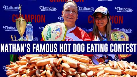 Nathans Famous Tv Schedule Dog Eating Espn Hot Dogs Contest Live