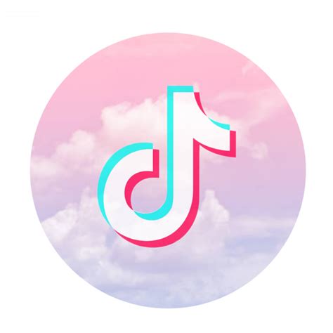 Talitha franken app icon pink. tiktok logo wolken clouds rosa pink blue blau weiß weiß...