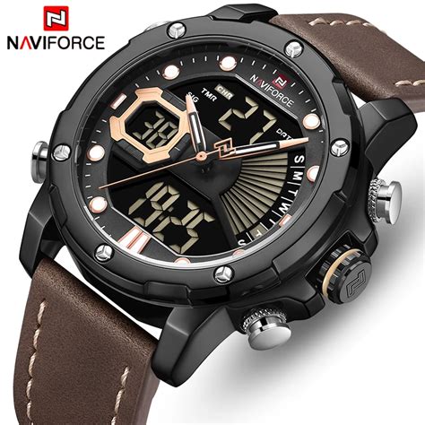 Naviforce Erkekler Zle En L Ks Marka Moda Spor Kol Saati Led Analog Dijital Kuvars Erkek Saat