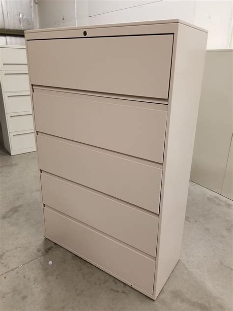 Lorell 5 drawer lateral file cabinet binder storage cloud letter legal 42 w llr22958. Great Openings 5 Drawer Putty Lateral File Cabinet - 42 ...