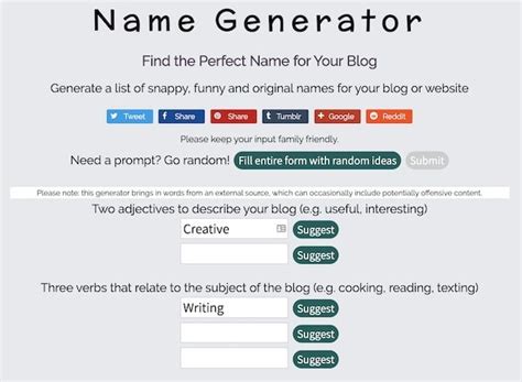 How To Come Up With A Catchy Blog Name Online Site Builders