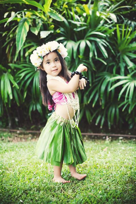 Little Hula Girl Alohahawaii Hawaiian Costume Hula Dancers Hawaiian