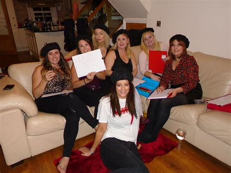 life drawing hen parties with twisted parties