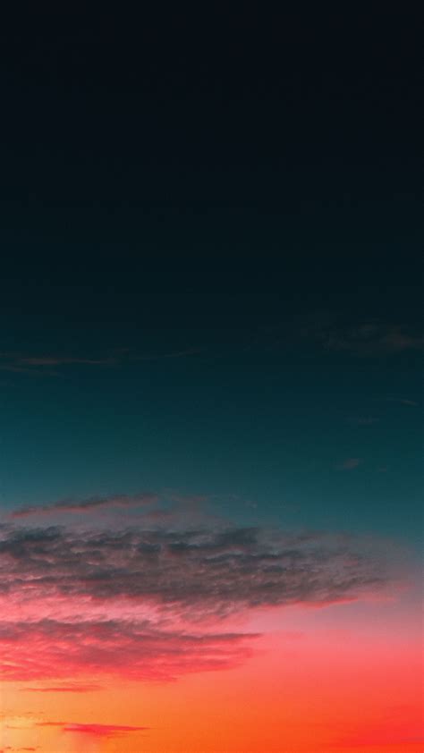 Download Wallpaper 2160x3840 Clouds Sky Sunset Samsung Galaxy S4 S5