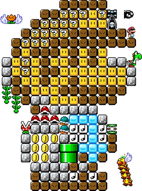 Super Mario World Sprite Sheet Pixel Art Games Super Mario Rpg Sprite Reverasite