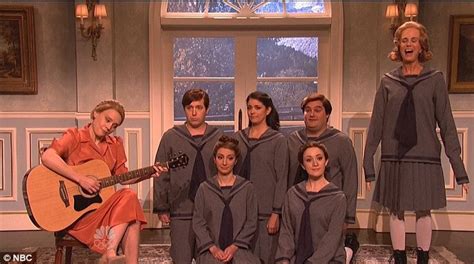 SNL Lampoons NBC S Sound Of Music With Condensed Version Starring Kristin Wiig Daily Mail Online