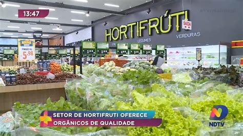 Setor De Hortifrúti Oferece Produtos Orgânicos E De Qualidade Nd Mais