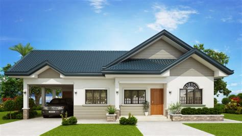The Blue House Three Bedroom House Plan And Two Bathrooms Cool House