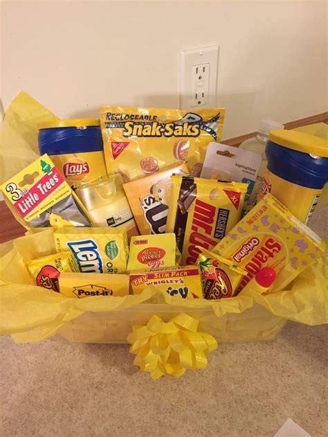 Not only because he puts up with you 24/7, but, more importantly, because he's been with you. "You are my sunshine" just because gift basket I made for ...