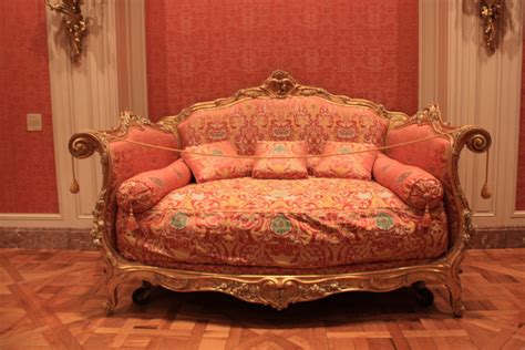 rococo style sofa furniture in antique gold leaf finish luxury italian classic furniture