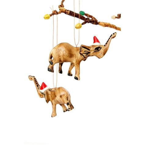 Elephant African Christmas Ornament Santas Little Helper Series