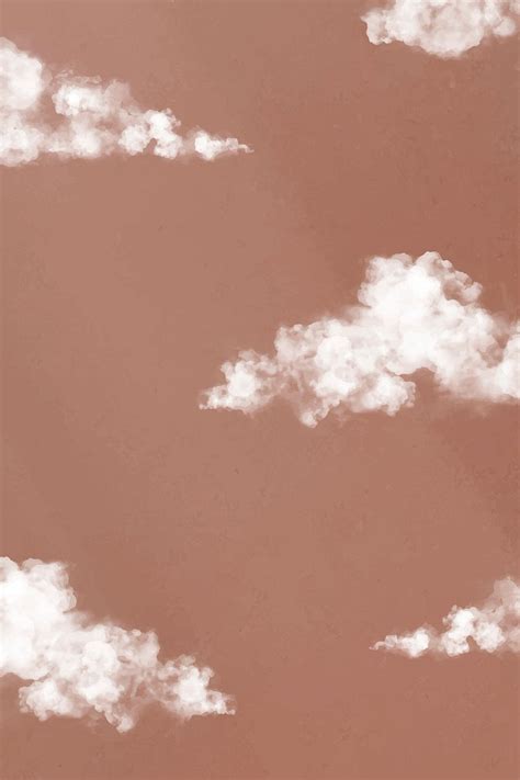 Brown Sky Background Vector White Free Vector Rawpixel