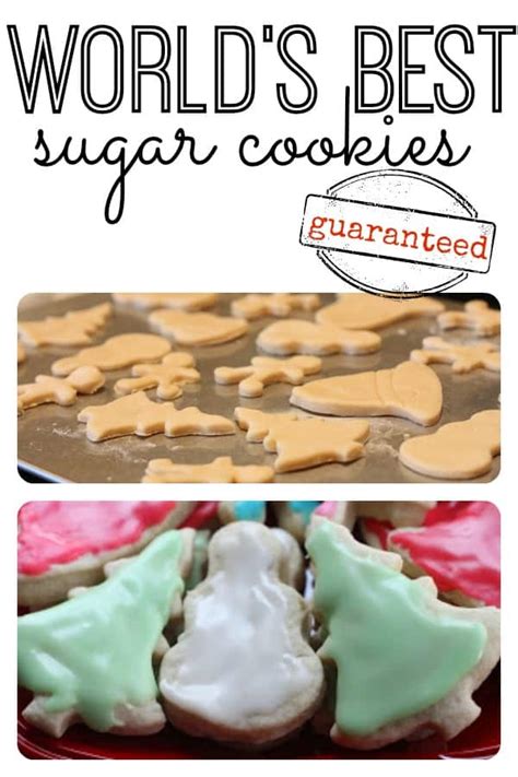 Perfect for a little indulgence without wrecking your diet. World's Best Sugar Cookie Recipe - I Can Teach My Child!