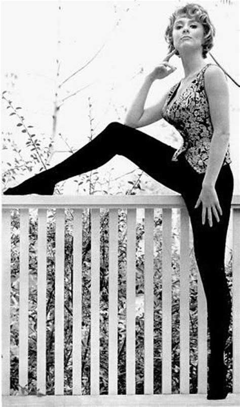 my all time fave inger stevens pic in her signature black opaque tights rest in peace october