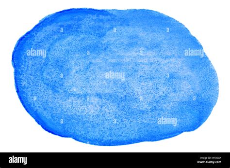 Abstract Blue Ink Spot Textured Background Modern Design Watercolor