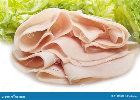 Turkey Meat Slices Stock Photo Image Of Breast Horizontal 51415370