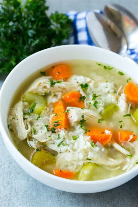 Put the chicken in a roasting pan and roast until cooked. Slow Cooker Chicken and Rice Soup | The Recipe Critic