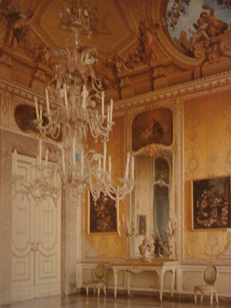 A Rococo Room In The Palace Of Caserta Rococo Decor Interior Design