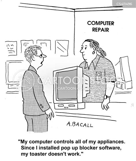 What type of software, products, or services are you selling? Computer Repair Cartoons and Comics - funny pictures from ...