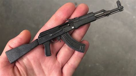 Miniature Gun The Ak 47 In Action 2mm Centerfire Gun Mini Ak 47