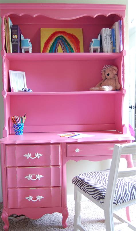 Pink Desk Creative Kids Rooms Bedroom Diy Cute Furniture