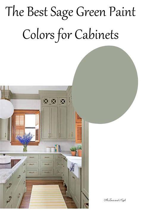 The Best Sage Green Paint Colors For Cabinets