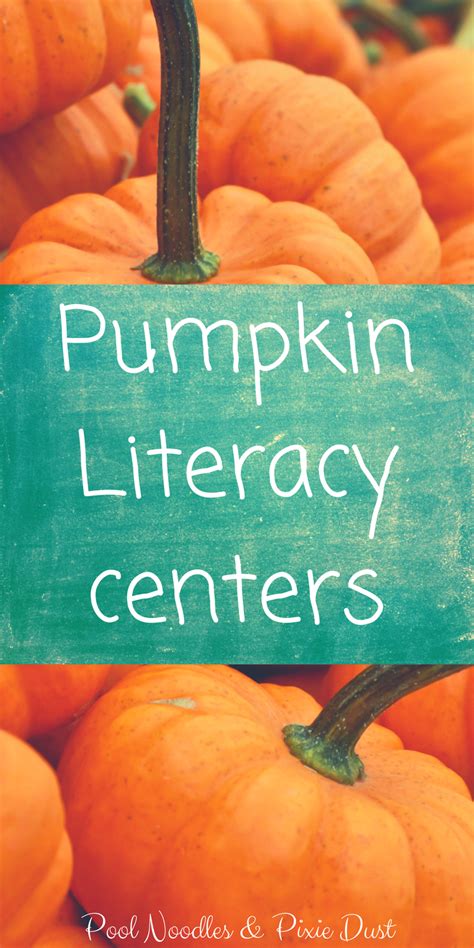 Pumpkin Literacy Centers