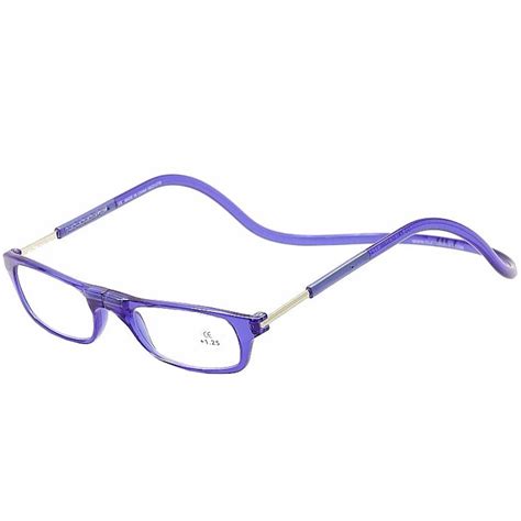 Clic Reader Eyeglasses Original Full Rim Blue Magnetic Reading Glasses