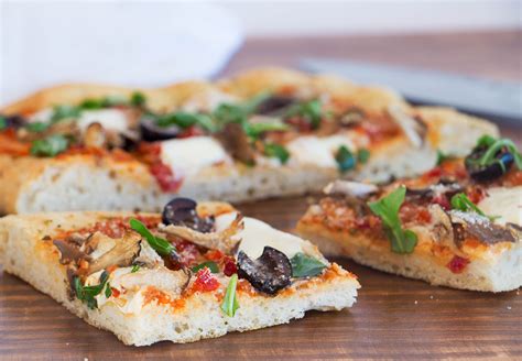 Focaccia Bread Pizza Recipe From Pescetariankitchen