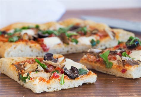 What's more, it requires no special equipment, no tricky shaping technique, and no scoring. Focaccia Bread Pizza Recipe from Pescetarian.Kitchen