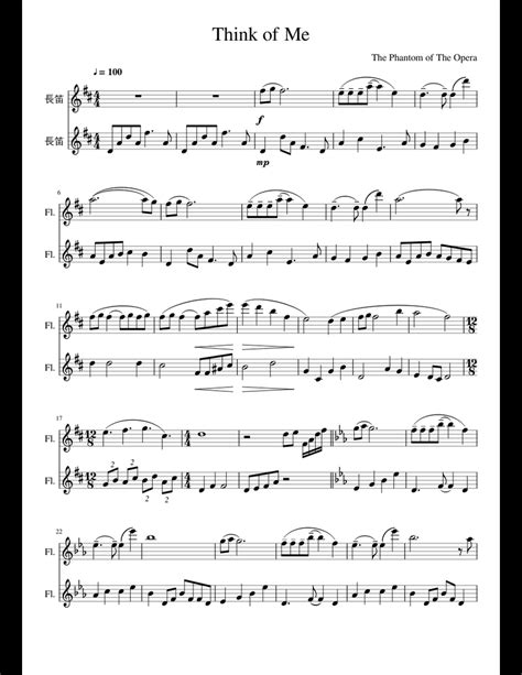 Phantom of the opera tickets. Think of Me (The Phantom of The Opera) sheet music for Flute download free in PDF or MIDI
