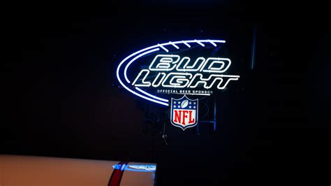 Bud Light Official Nfl Neon Sign G338 The Eddie Vannoy Collection 2020