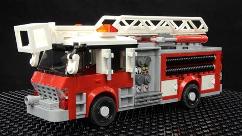 Lego Fire Truck Moc Youtube