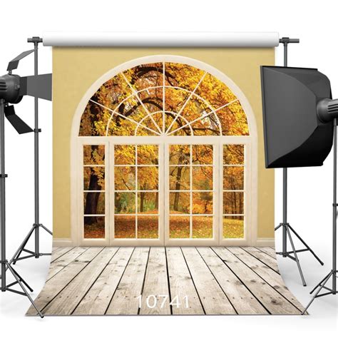 Sjoloon Autumn Photography Background Window Forest Wood Photo
