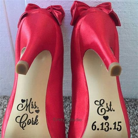 Wedding Shoe Decals Shoe Decals For Wedding Etsy In 2021 Groom