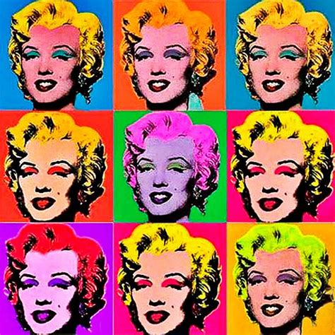 Marilyn Monroe Pop Art Andy Warhol Original References