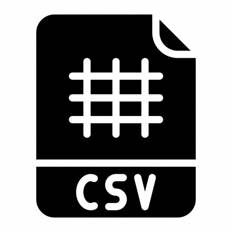 Csv Excel Extension File Format Icon Download On Iconfinder