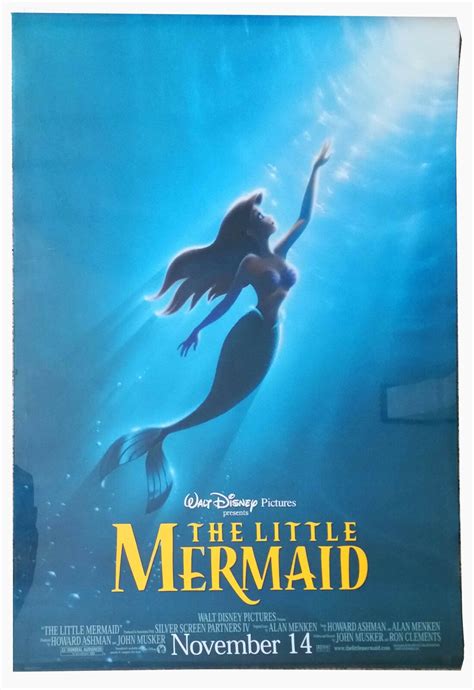Your walls are a reflection of your personality, so let them speak with your favorite quotes, art, or designs printed on our custom posters! Disney's The Little Mermaid Original Teaser Poster