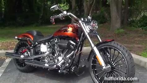 Used 2014 Harley Davidson Cvo Breakout Motorcycles For Sale Youtube