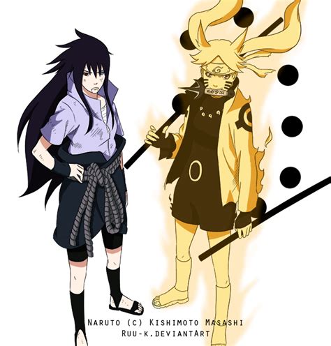 Naruto And Sasuke Gender Bender By Ruu K On Deviantart